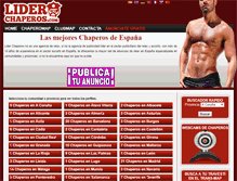 Tablet Screenshot of liderchaperos.com